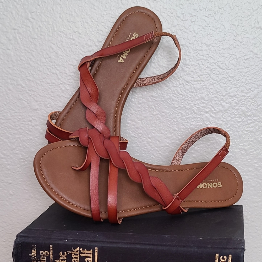 Tan Braided Sandles